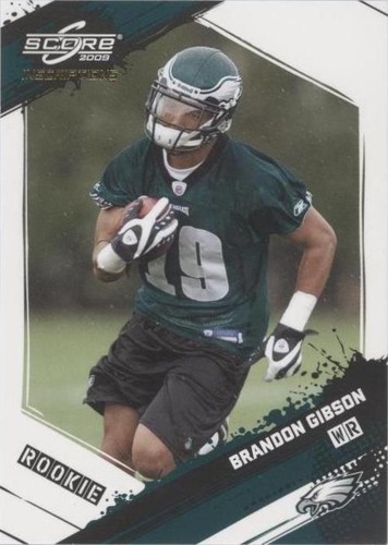 2009 Score Inscriptions Brandon Gibson #312