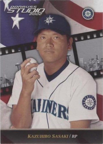 2002 Donruss Studio - Kazuhiro Sasaki #165