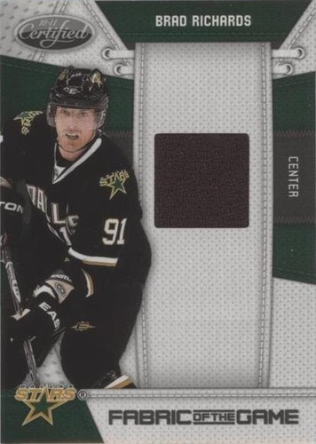 2010-11 Certified - Brad Richards #BR