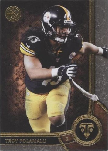 2015 Topps Triple Threads Troy Polamalu #76