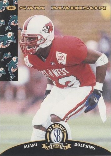1997 Score Board Rookies Sam Madison #37