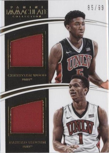 2015 Panini Immaculate Collection Collegiate - Christian Wood/Rashad Vaughn #42