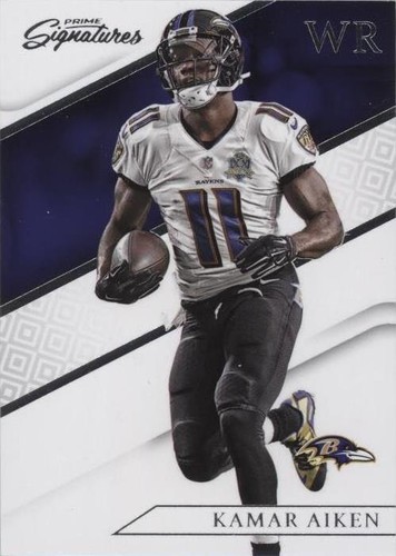 2016 Panini Prime Signatures Kamar Aiken #165