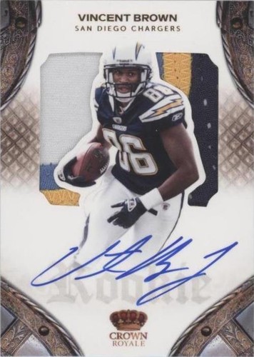 2011 Panini Crown Royale Vincent Brown #223