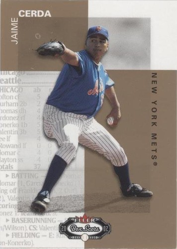 2002 Fleer Box Score - Jaime Cerda #148