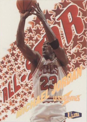 Michael Jordan 1997-1998 Fleer ultra Star Power Plus RARE 1 Michael Jordan 1997-1998 Fleer ultra Star Power Plus RARE 1