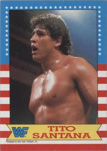 1987 Topps WWF - Tito Santana #6