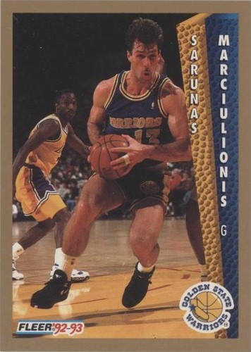 1992-93 Fleer - Sarunas Marciulionis #76