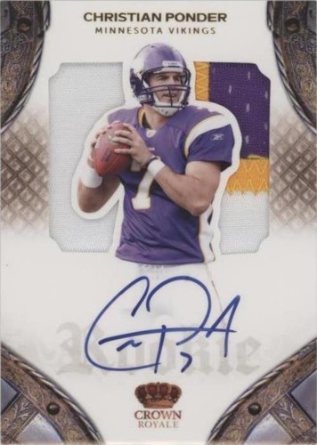 2011 Panini Crown Royale Christian Ponder #205