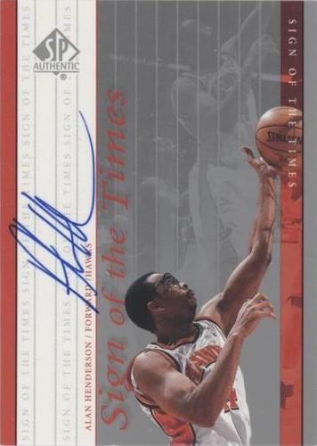 1999-00 SP Authentic - Alan Henderson #AL