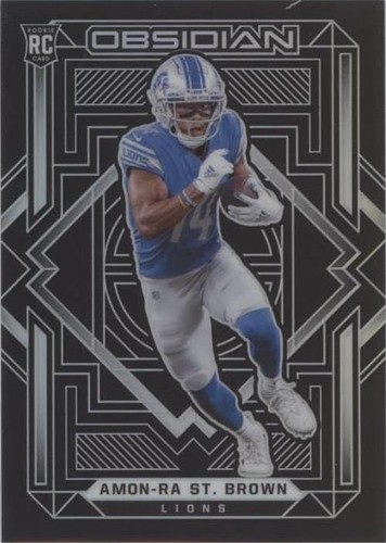 2021 Panini Obsidian Amon-Ra St. Brown #134