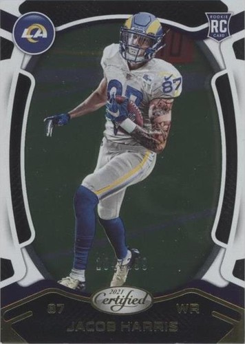 2021 Panini Certified Jacob Harris #138