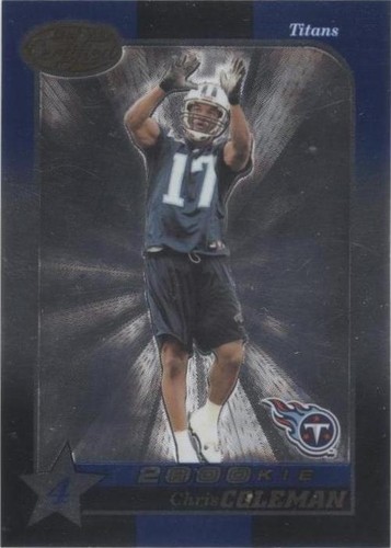 2000 Leaf Certified Chris Coleman #219