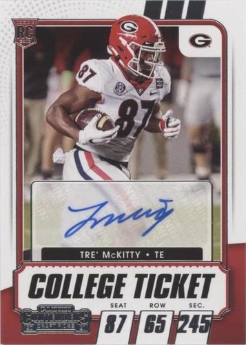 2021 Panini Contenders Draft Picks Tre' McKitty #299