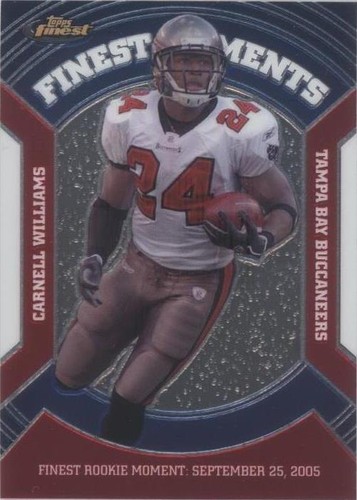 2007 Topps Finest Cadillac Williams #VFM-CW