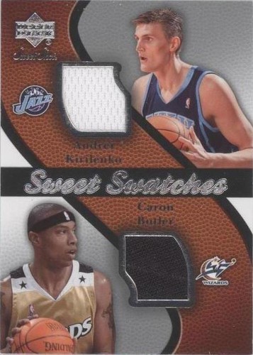 2007-08 Upper Deck Sweet Shot - Caron Butler/Andrei Kirilenko #SW-KB
