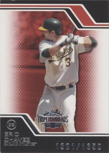 2008 Topps Triple Threads - Eric Chavez #44