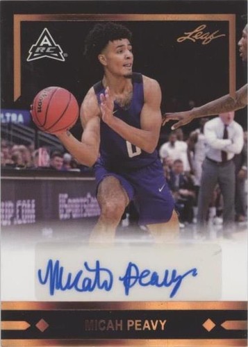 2021-22 Leaf Memories - Micah Peavy #GLR-MP1