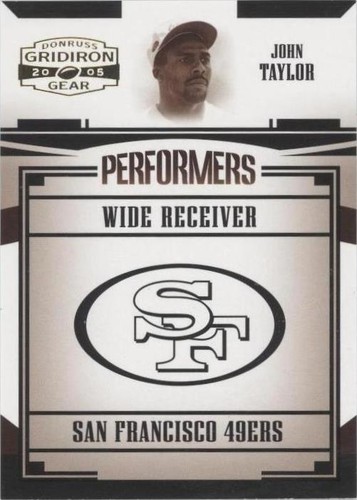 2005 Donruss Gridiron Gear John Taylor #P-27