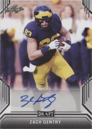 2019 Leaf Draft Zach Gentry #BA-ZG2