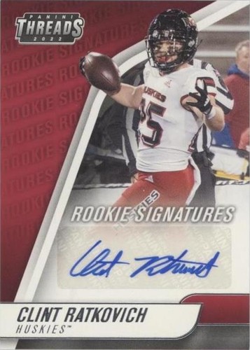 2022 Panini Chronicles Draft Picks Clint Ratkovich #TH-CRA