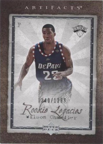 2007-08 Upper Deck Artifacts - Wilson Chandler #123