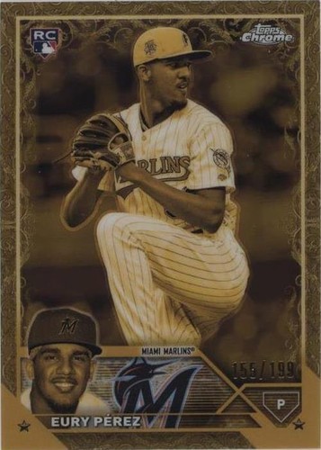 2023 Topps Gilded Collection - Eury Perez #152