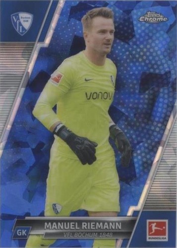 2021-22 Topps Chrome Bundesliga Sapphire Edition Manuel Riemann #26