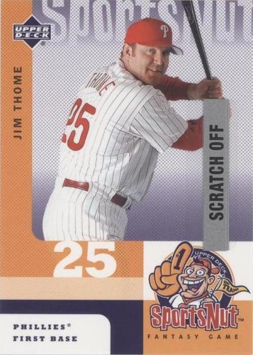 2003 Upper Deck MVP - Jim Thome #SN40