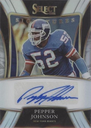 2021 Panini Select Pepper Johnson #SSP-PJO