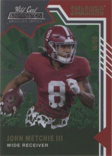 2021 Wild Card Alumination NIL Collegiate Edition John Metchie III #ANSM-7