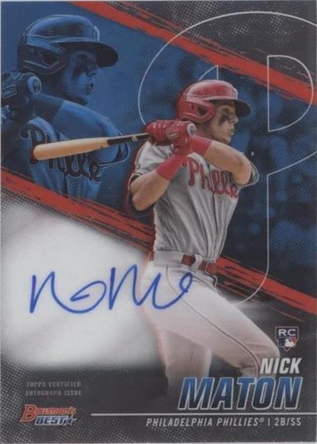 2021 Bowman's Best - Nick Maton #B21-NM