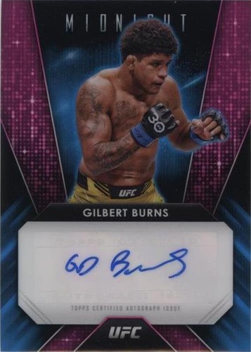 2024 Topps Midnight UFC - Gilbert Burns #GG-GBS