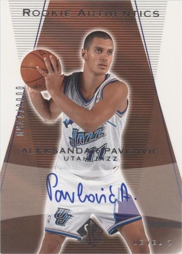 2003-04 SP Authentic - Sasha Pavlovic #163