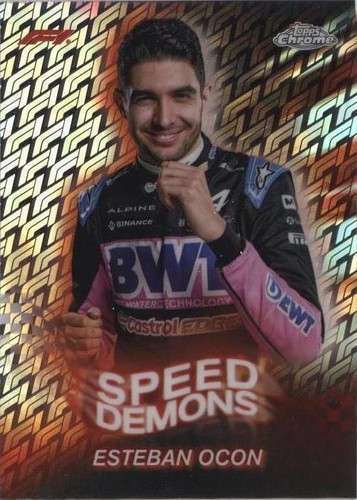2024 Topps Chrome Formula 1 Logofractor Edition - Esteban Ocon #SD-9