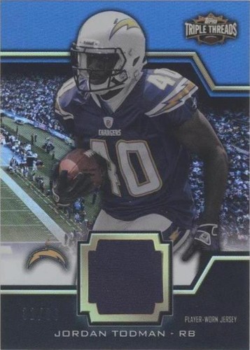 2011 Topps Triple Threads Jordan Todman #TTUSR-45