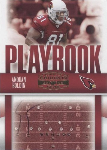 2006 Donruss Gridiron Gear Anquan Boldin #PB-15