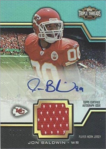 2011 Topps Triple Threads Jonathan Baldwin #TTUAR-21