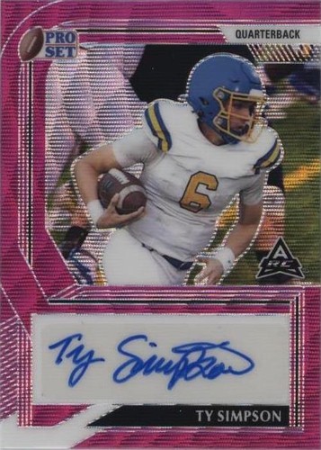 2022 Leaf Pro Set Metal Ty Simpson #PA-TS1