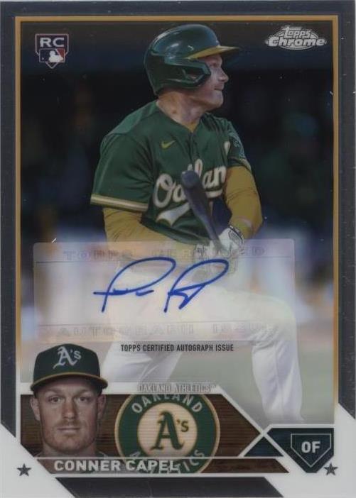 2023 Topps Chrome Update Series - Autographs #AC-CC Conner Capel (AU, RC)