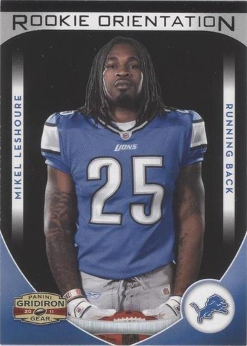 2011 Panini Gridiron Gear Mikel Leshoure #25