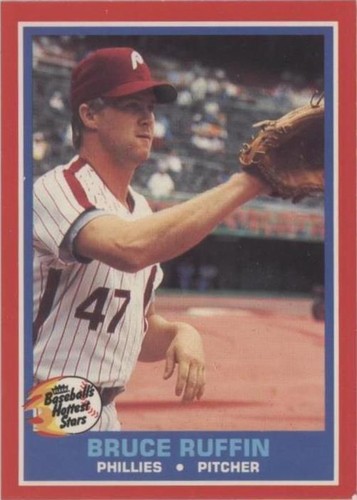 1987 Fleer Baseball's Hottest Stars - Bruce Ruffin #33