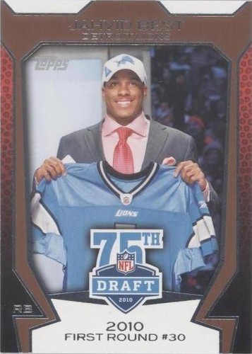 2010 Topps Jahvid Best #75DA-37
