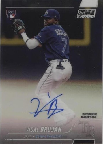 2022 Topps Stadium Club Chrome - Vidal Brujan #SCCBA-VB