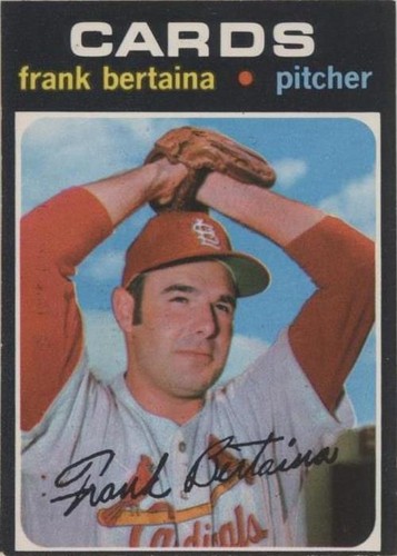 1971 O-Pee-Chee - Frank Bertaina #422