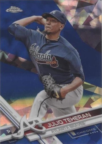 2017 Topps Chrome Sapphire Edition - Julio Teheran #278