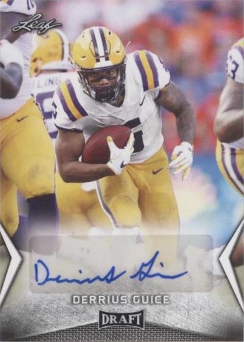 2018 Leaf Draft Derrius Guice #BA-DG1