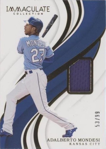 2019 Panini Immaculate Collection - Adalberto Mondesi #139