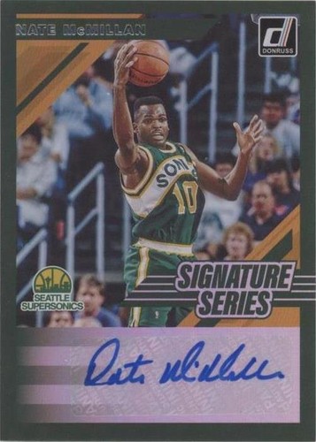 2019-20 Panini Donruss - Nate McMillan #SS-NMM