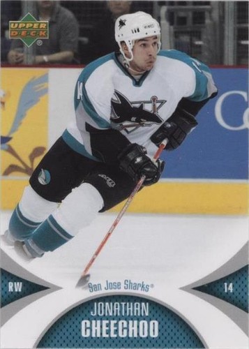 2006-07 Upper Deck Mini Jersey Collection - Jonathan Cheechoo #82